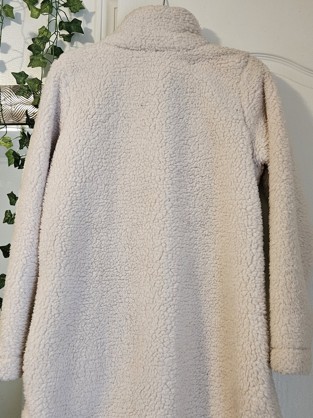 Columbia Cream Sherpa Fleece Coat - Picture 3 of 5